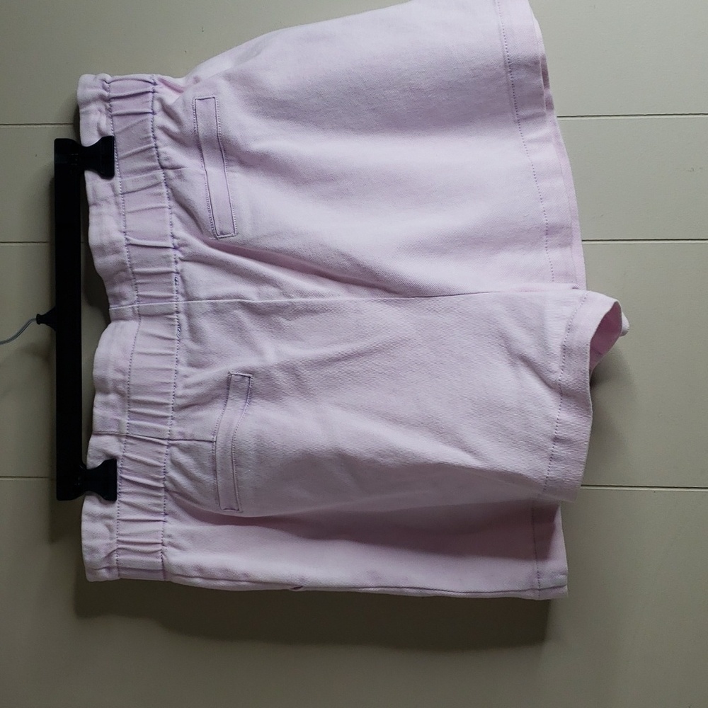 Skies of Blue Paperbag Denim Shorts Large - Picture 7 of 8